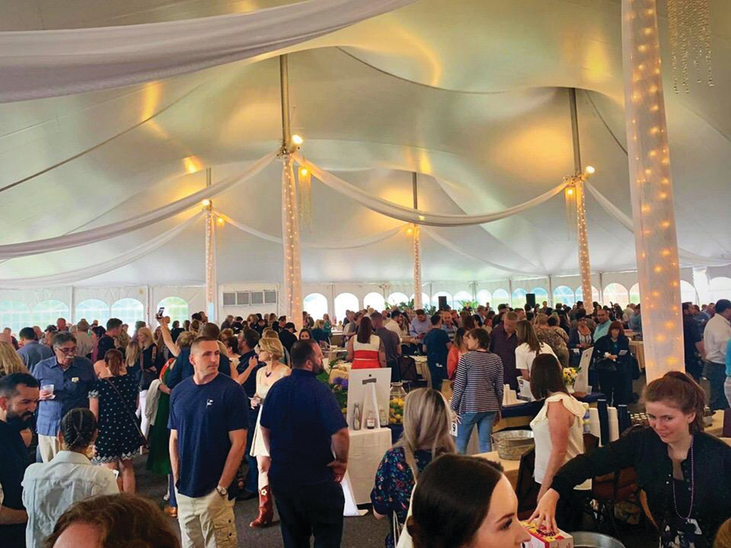 TURNOUT FOR TASTE: A large crowd turned out for the “Taste of Rhode Island” event held June 5 at the Crowne Plaza Hotel’s Garden Pavilion in Warwick.